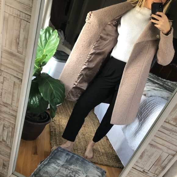 Blush Nude Kenneth Cole Wool Jacket - Picture 5 of 6